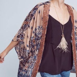 Anthropologie beaded kimono